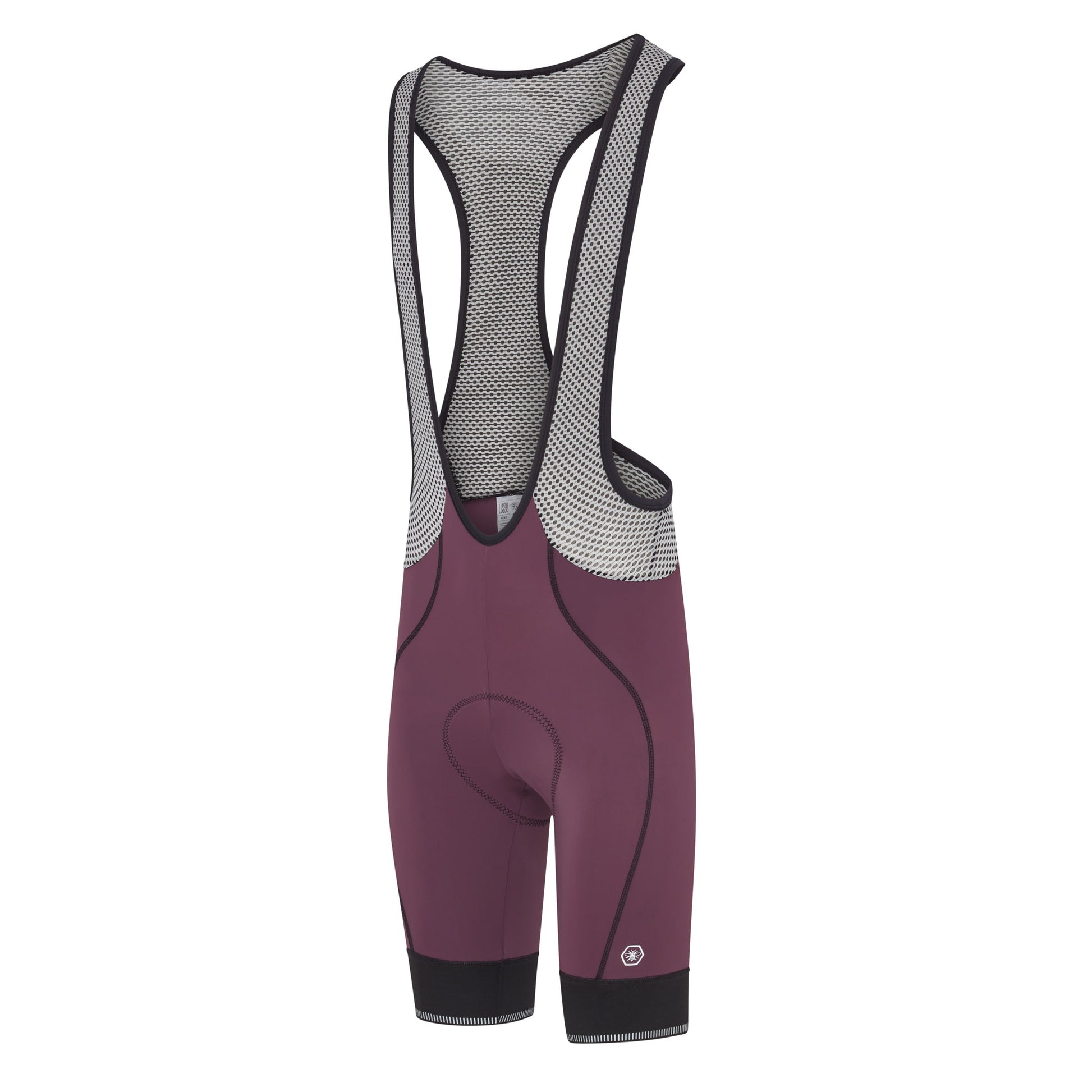 Perform Carbon Bib Shorts - Plum - Lusso Cycle Wear