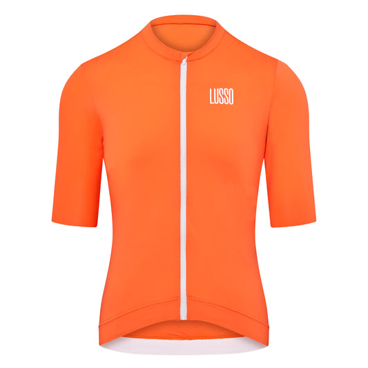 Unisex Paragon Jersey - Orange - Lusso Cycle Wear