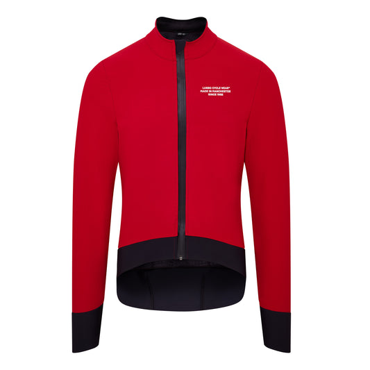 Paragon Deep Winter Jacket - Crimson - Lusso Cycle Wear
