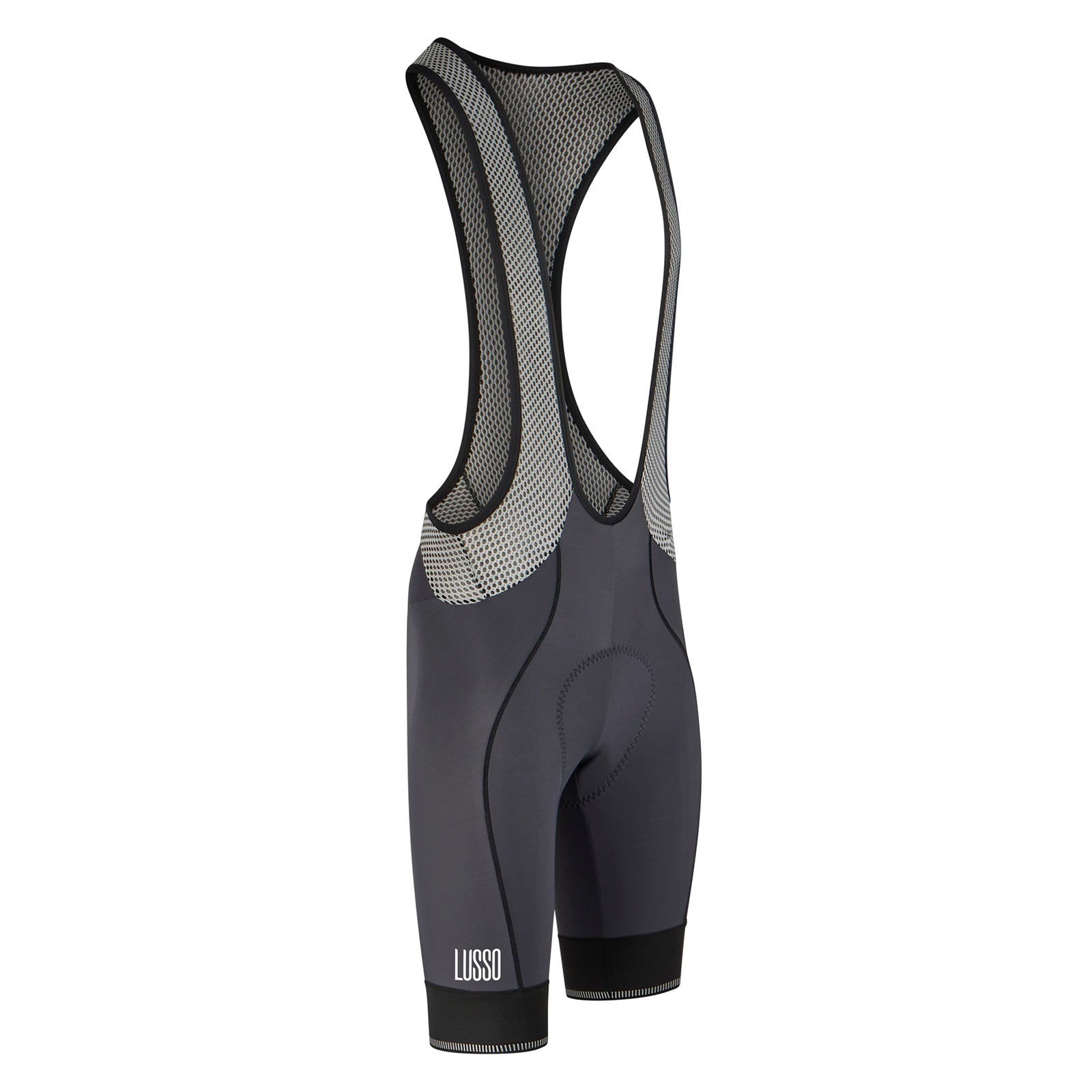 Perform Carbon Bib Shorts - Slate - Lusso Cycle Wear
