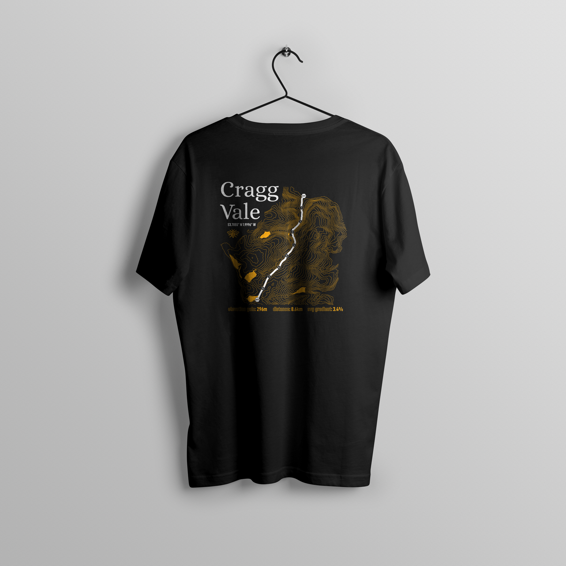 Cragg Vale T shirt - Lusso Cycle Wear