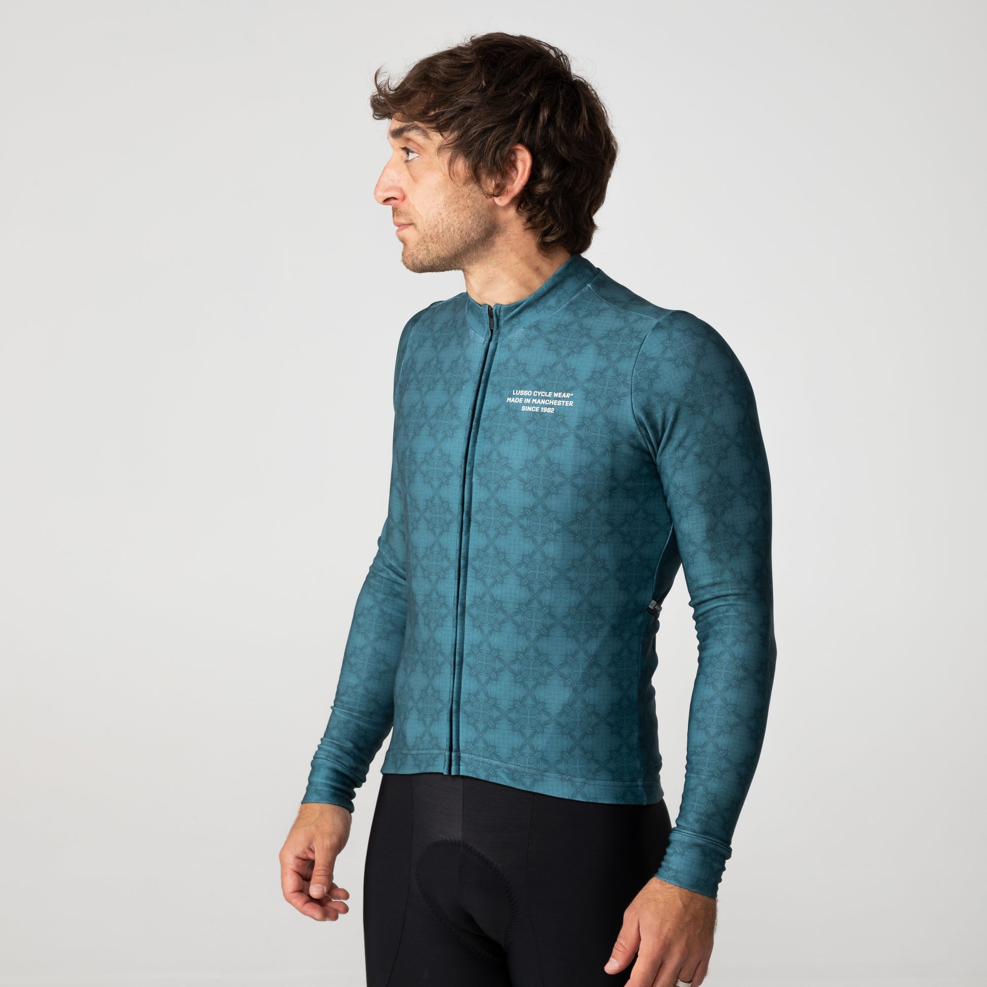 Perform Long Sleeve Thermal Jersey - Swarm - Lusso Cycle Wear