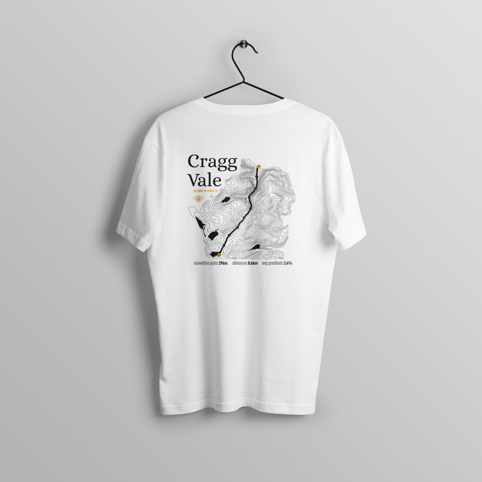 Cragg Vale T shirt - Lusso Cycle Wear