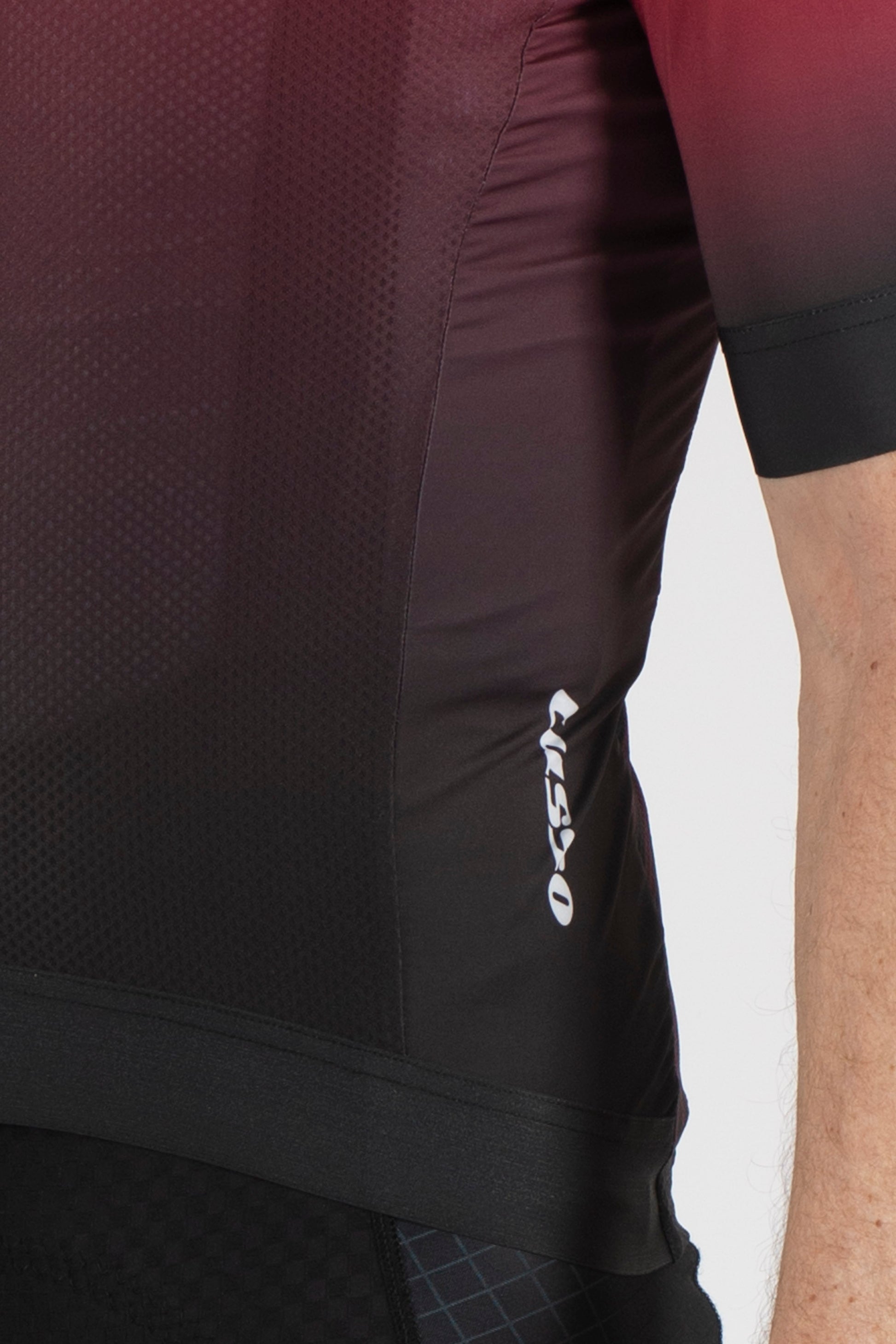 Fade Plum/Black Short Sleeve Jersey - Lusso Cycle Wear