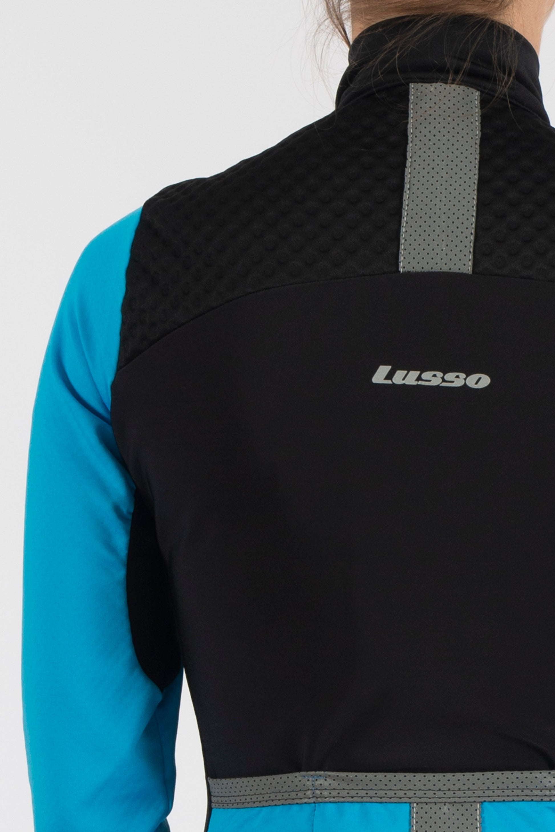 Women's Aqua Pro Extreme Jacket - Blue - Lusso Cycle Wear