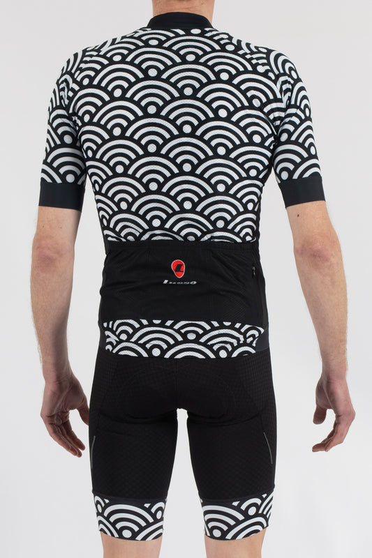 Hacienda Black Short Sleeve Jersey - Lusso Cycle Wear