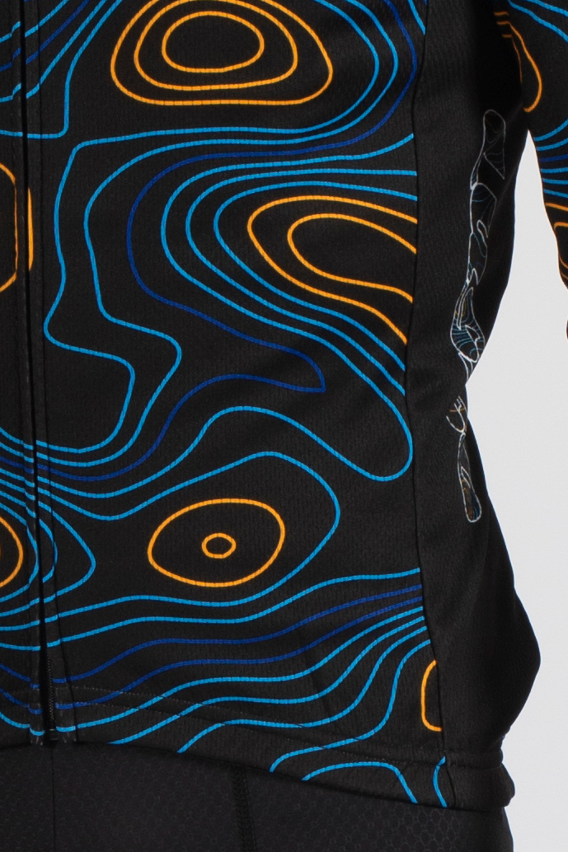 Terrain Black Long Sleeve Jersey - Lusso Cycle Wear