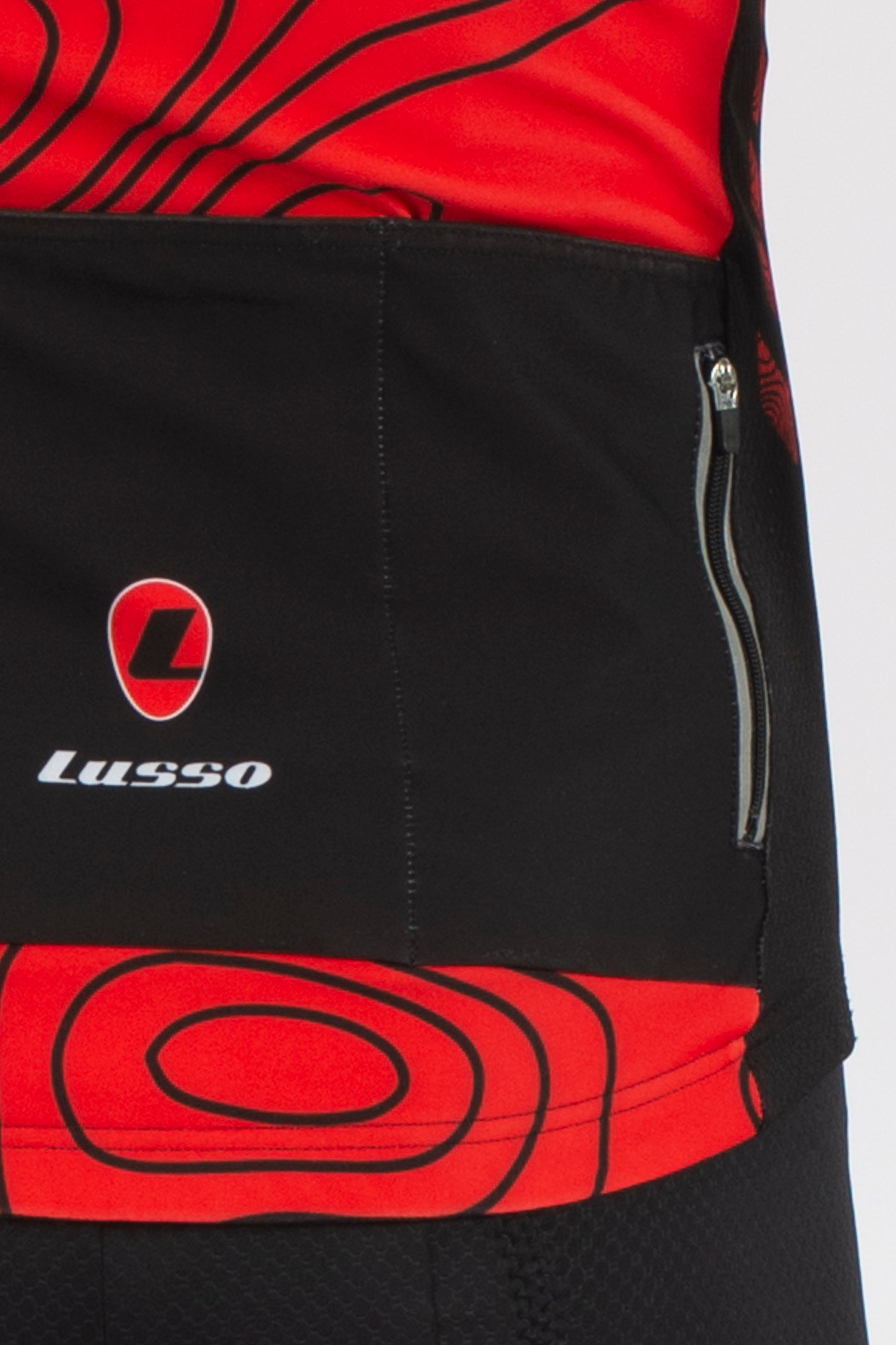 Terrain Red Long Sleeve Jersey - Lusso Cycle Wear