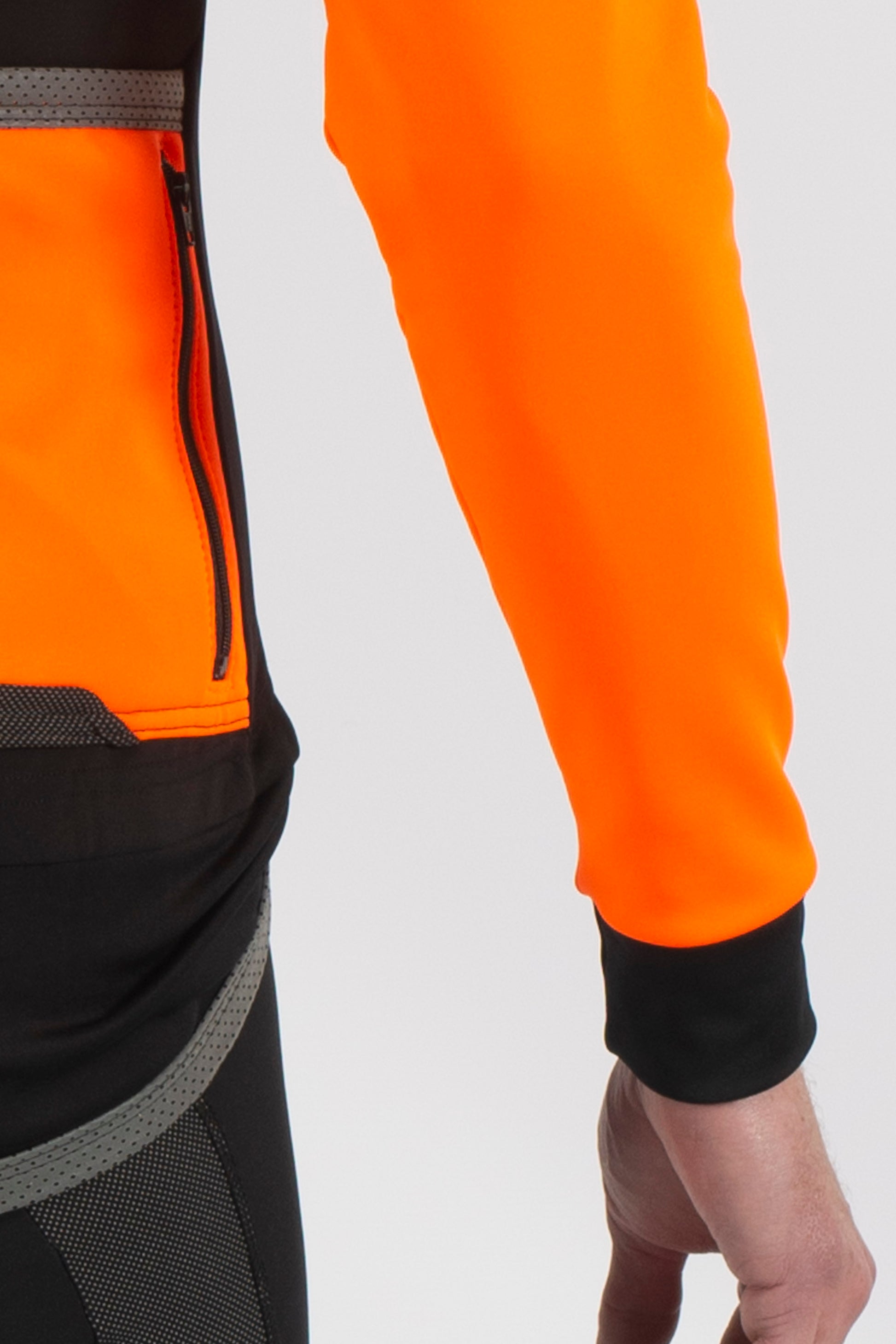 Aqua Pro Extreme Jacket - Orange - Lusso Cycle Wear