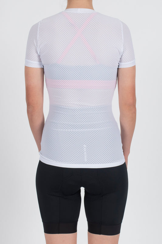 Race Base Mesh Short Sleeve - Womens - Lusso Cycle Wear