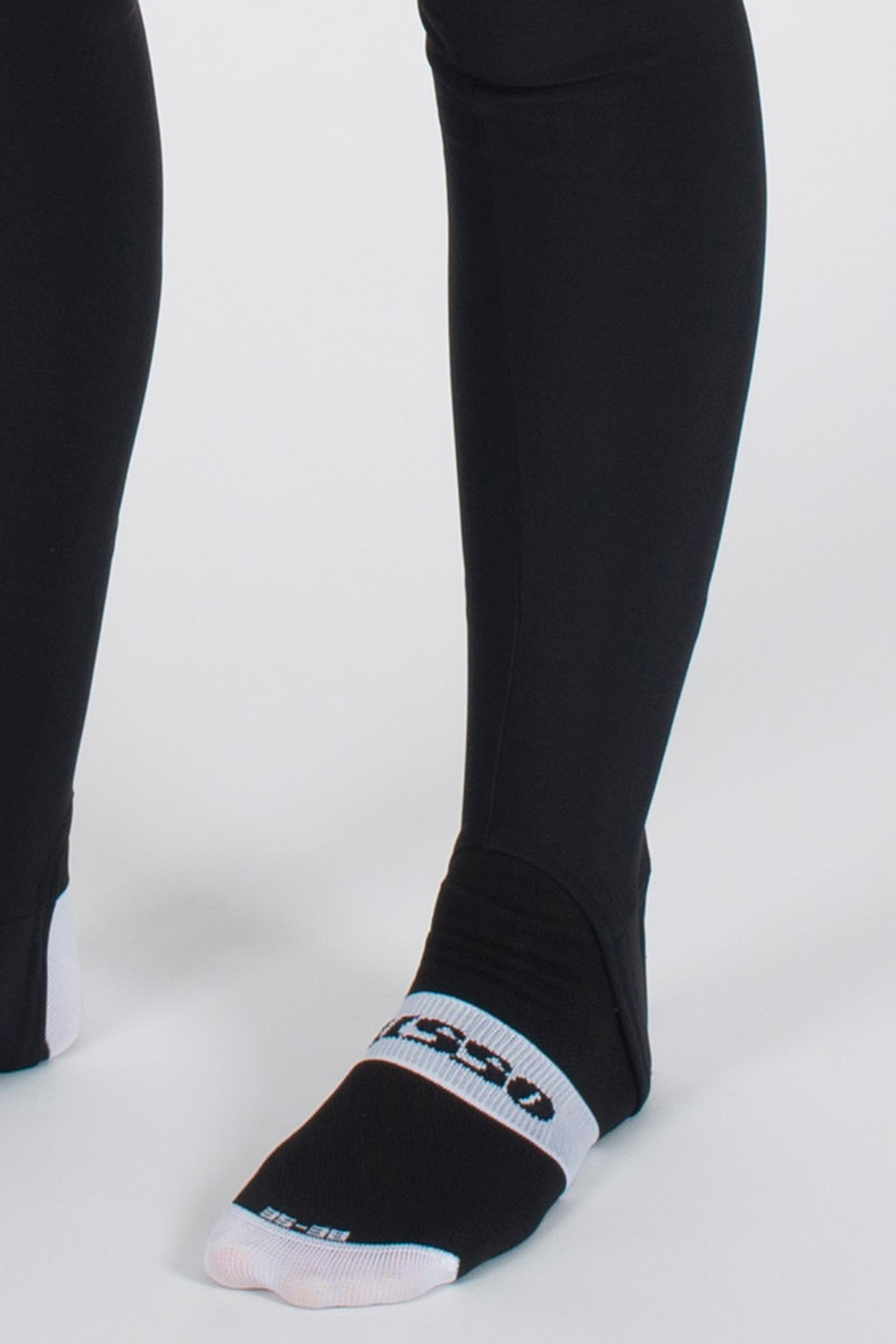 Women's thermal tights - with foot loops - Lusso Cycle Wear