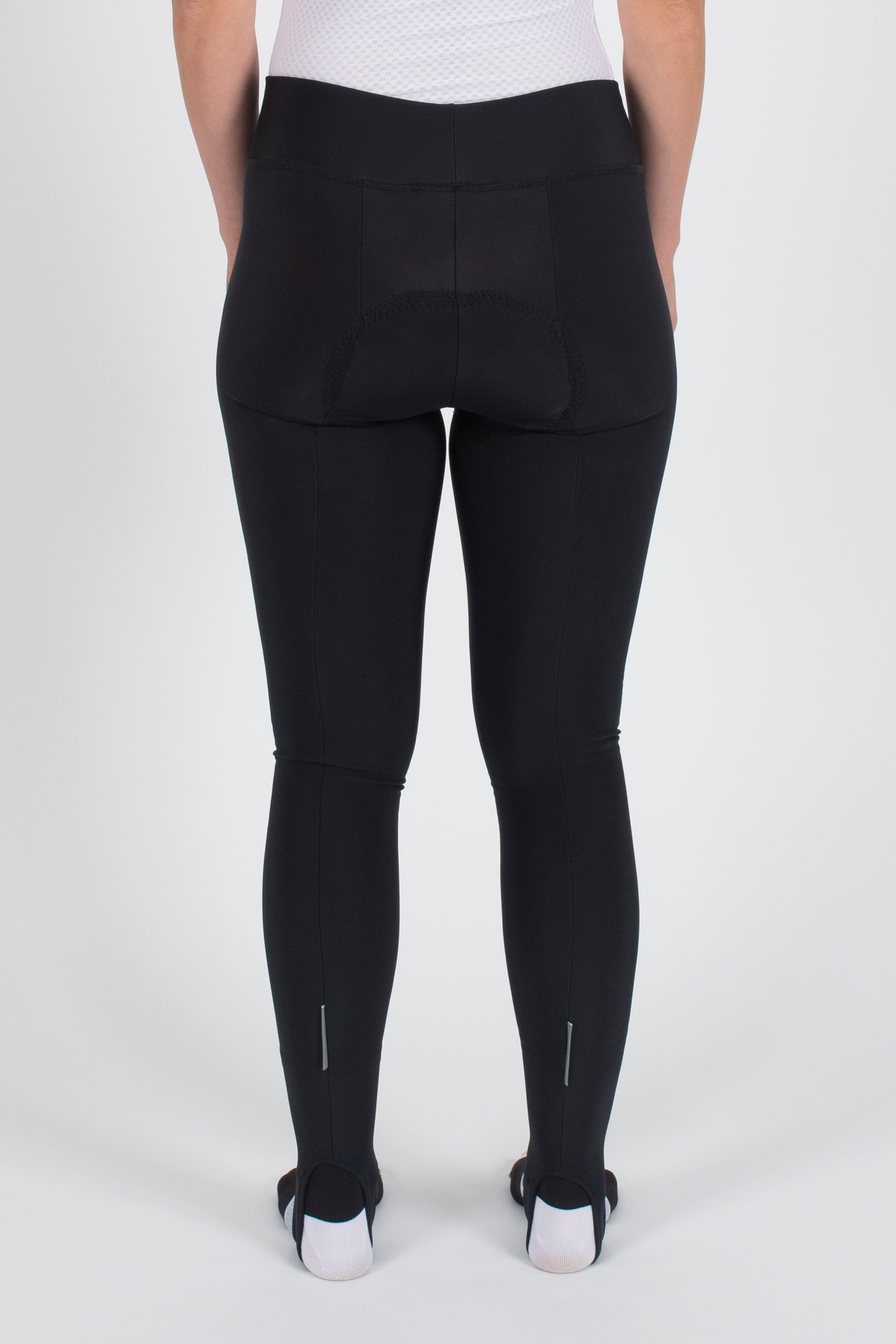 Women's thermal tights - with foot loops - Lusso Cycle Wear