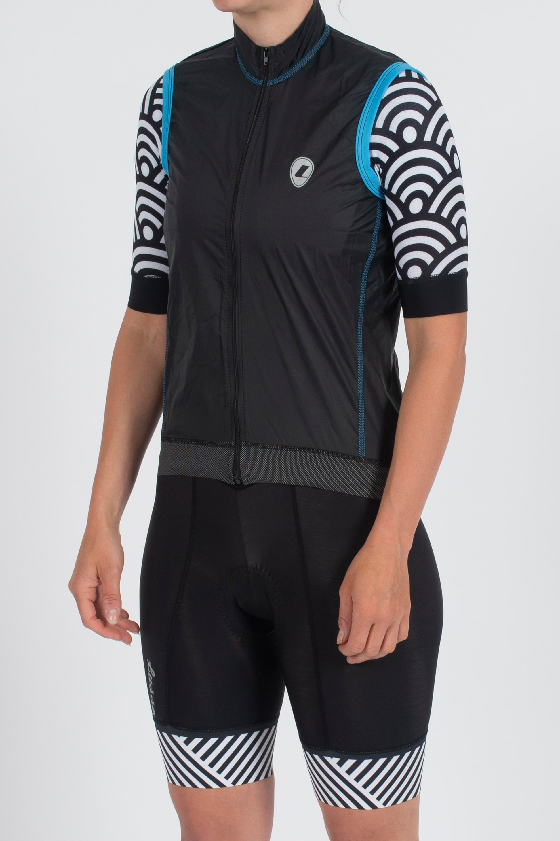 Gilet Black Womens - Lusso Cycle Wear