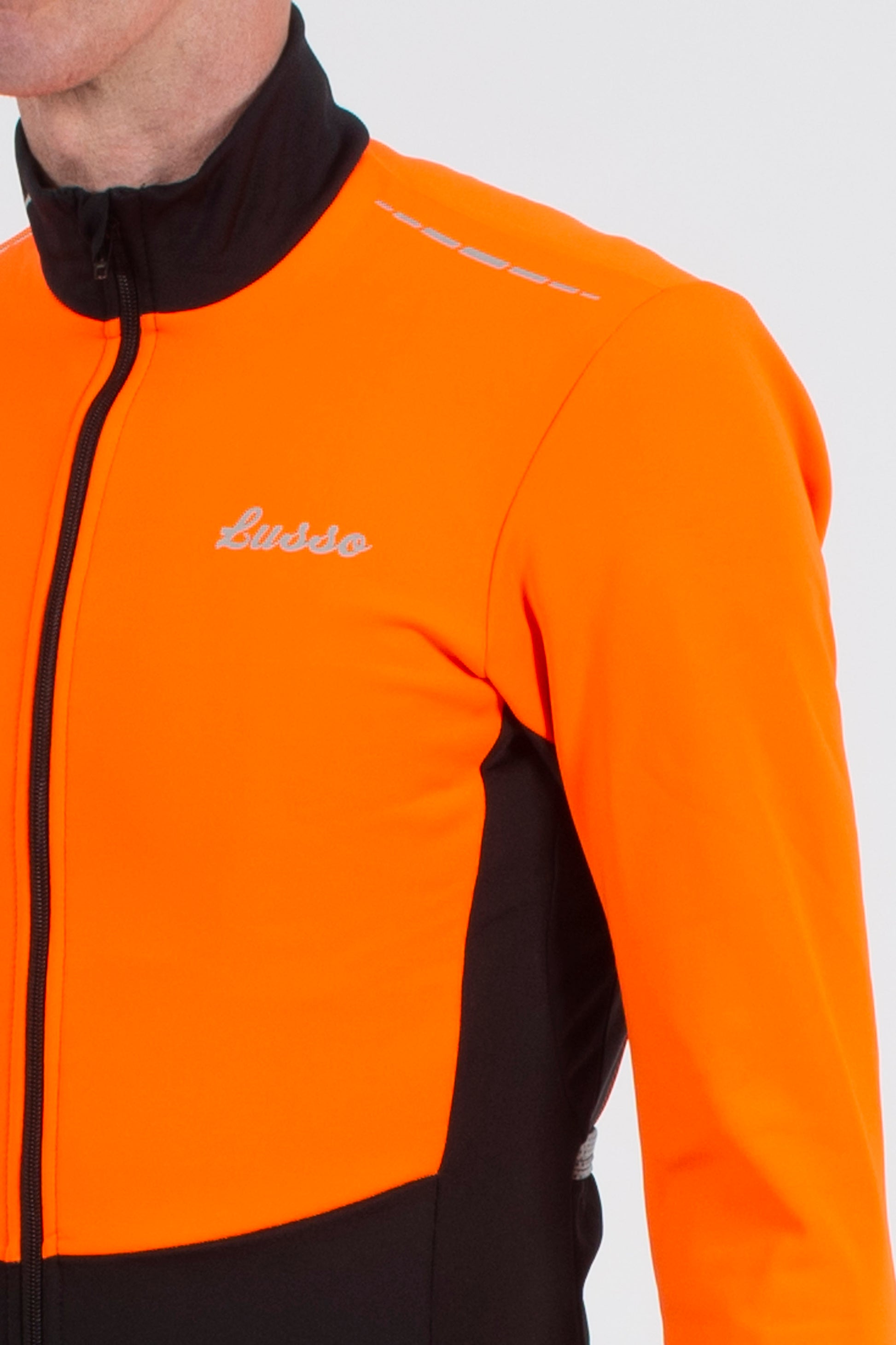 Aqua Extreme V2 Jacket - Orange - Lusso Cycle Wear