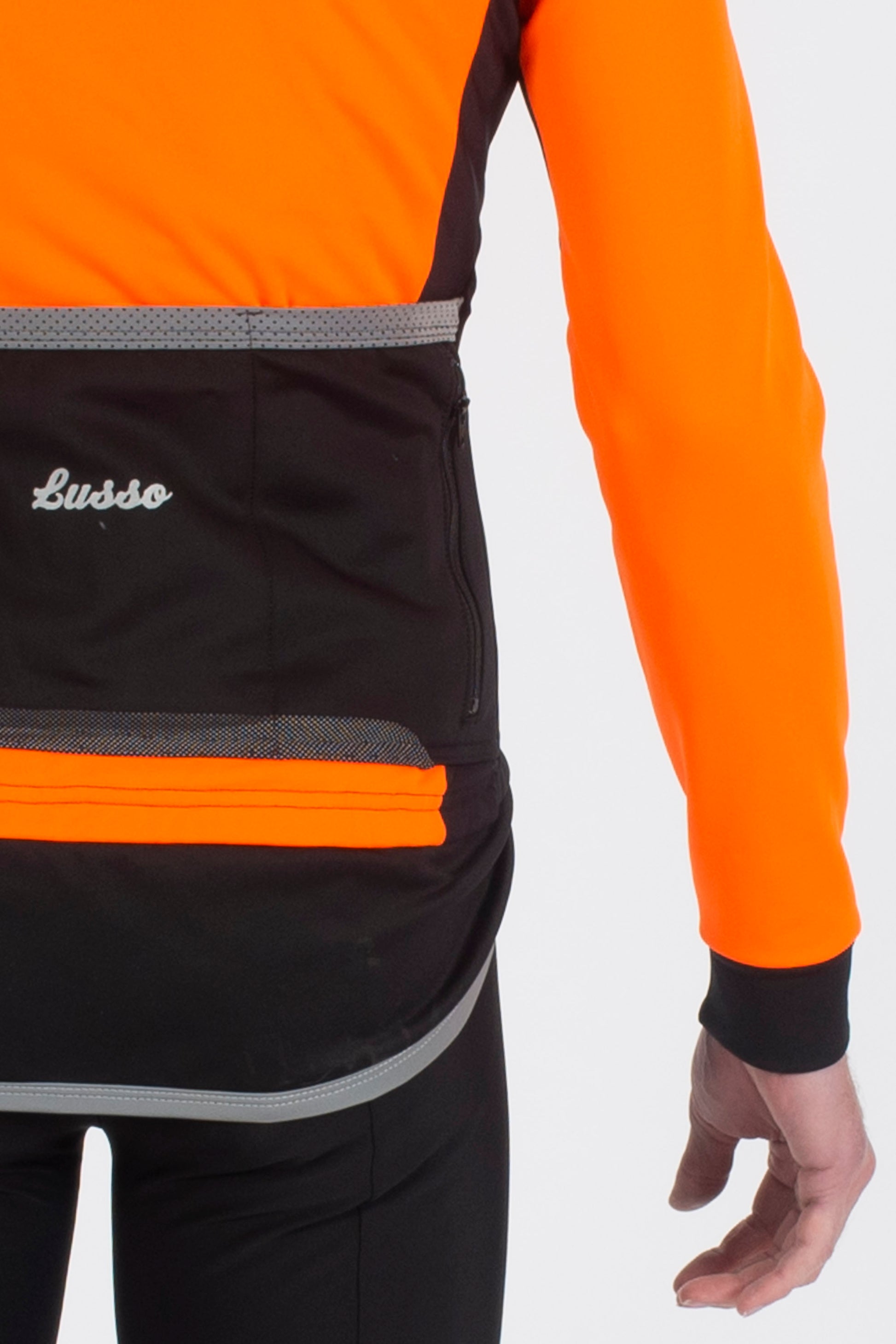 Aqua Extreme V2 Jacket - Orange - Lusso Cycle Wear