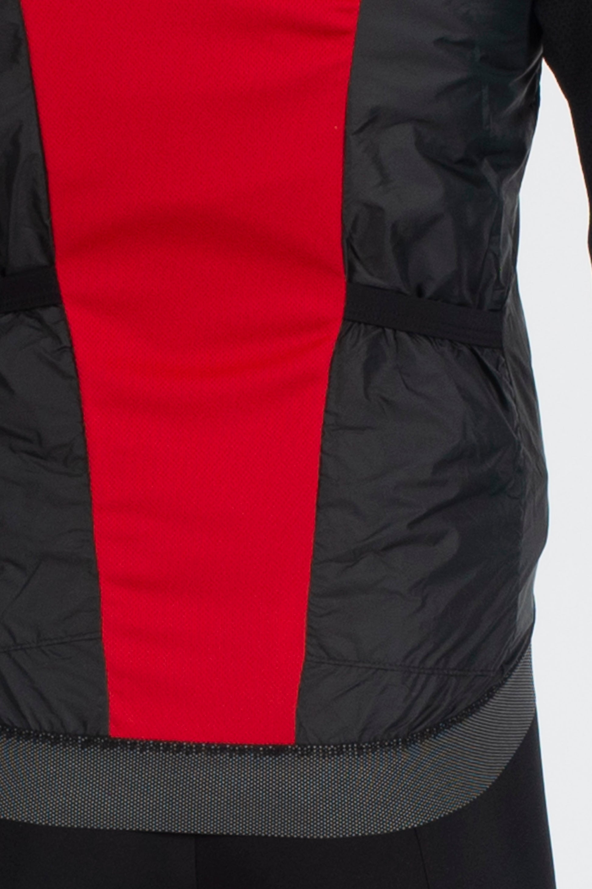 Skylon Gilet Black/Red - Lusso Cycle Wear