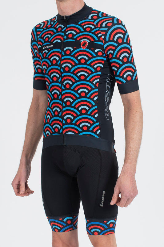 Hacienda Multi Short Sleeve Jersey - Lusso Cycle Wear