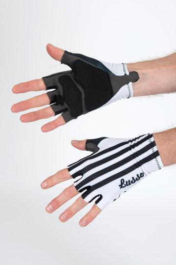 Classic White Summer Gloves - Lusso Cycle Wear