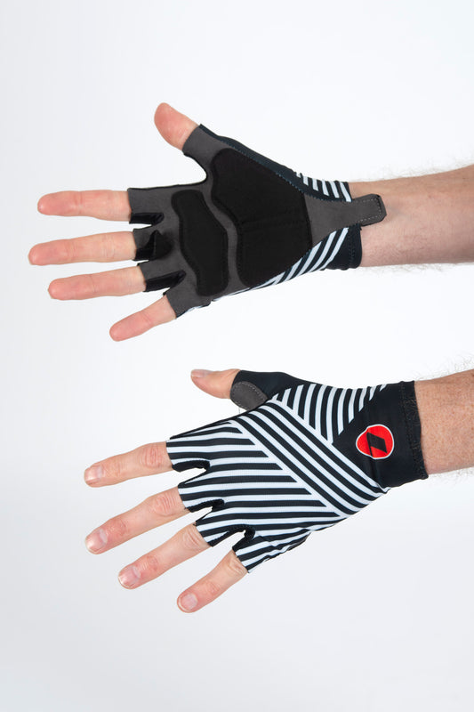 Stripes Summer Gloves - Lusso Cycle Wear