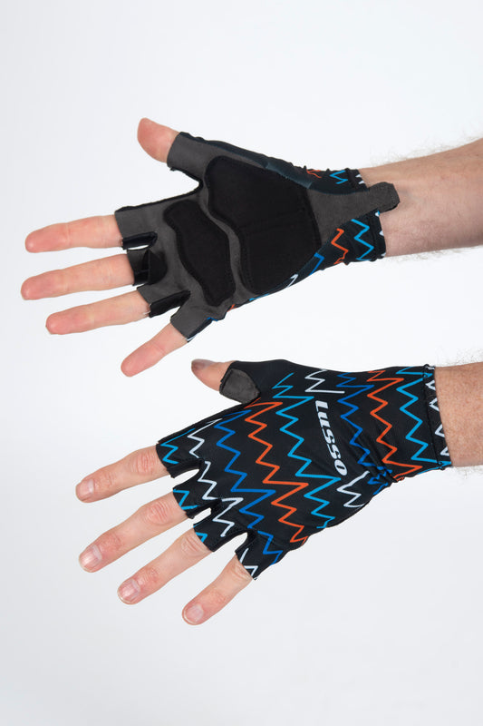 Zig Zag Multi Summer Gloves - Lusso Cycle Wear