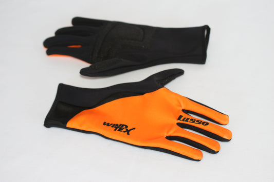 Windtex Thermal Gloves - Orange - Lusso Cycle Wear