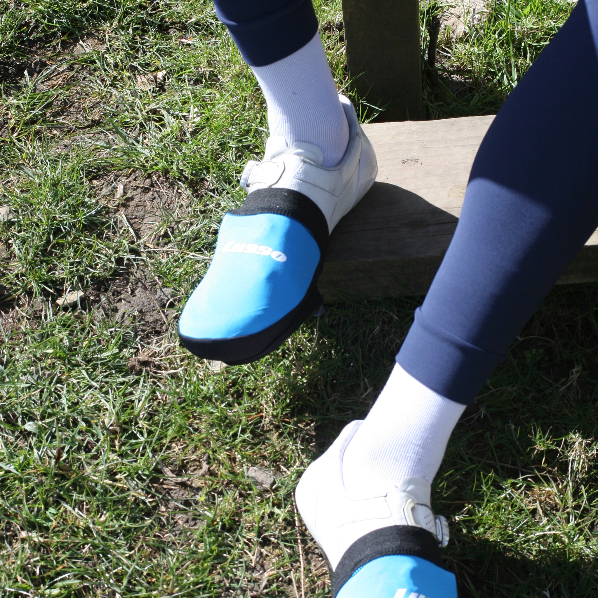 Thermal Toe Covers - Blue - Lusso Cycle Wear