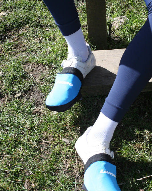 Thermal Toe Covers - Blue - Lusso Cycle Wear