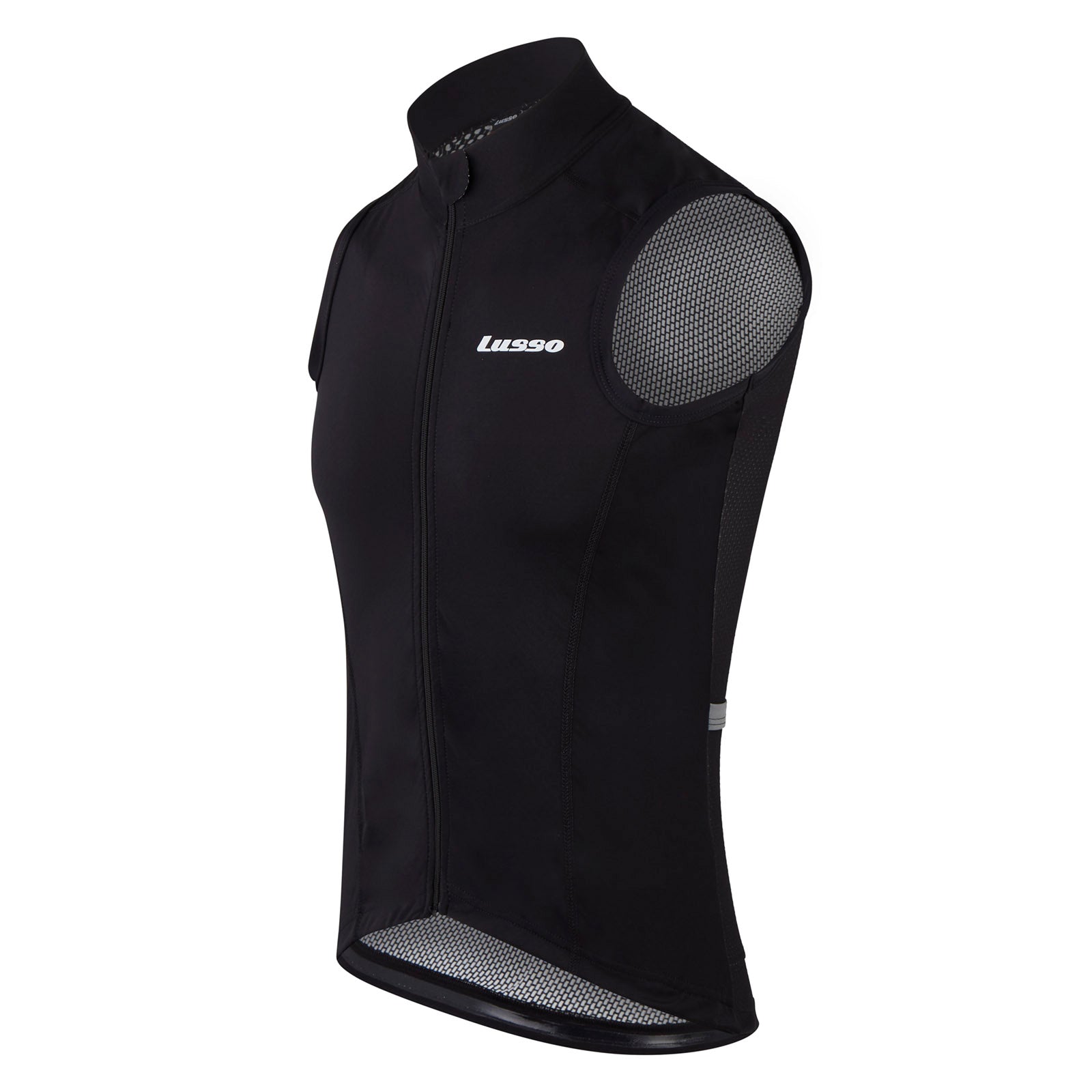 Aqua Challenge Gilet - Black - Lusso Cycle Wear