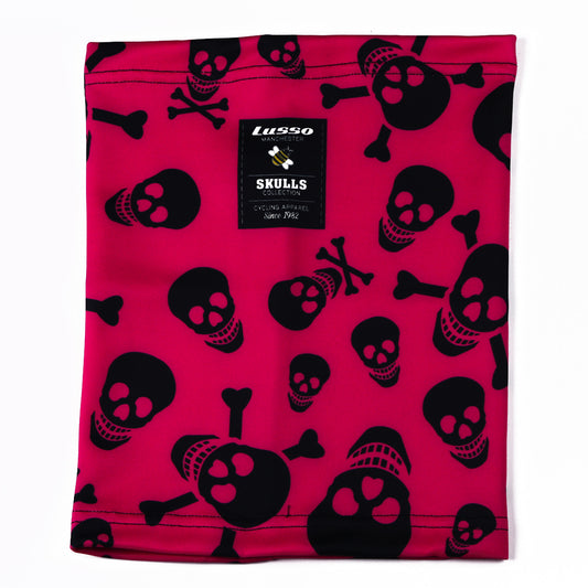 Pink skulls thermal Buff - Lusso Cycle Wear