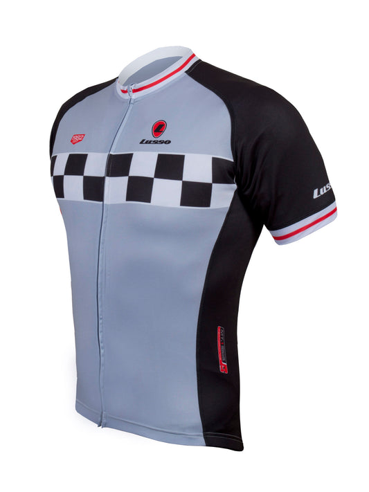 Evolve S/S Jersey Grey - Lusso Cycle Wear