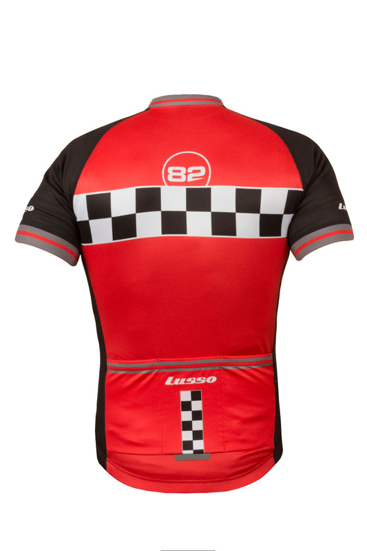 Evolve S/S Jersey Red - Lusso Cycle Wear