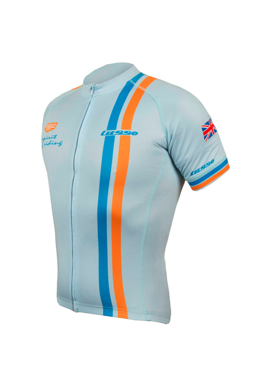 Le Mans S/S Jersey Blue - Lusso Cycle Wear